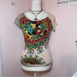 Desigual Y2K tee
